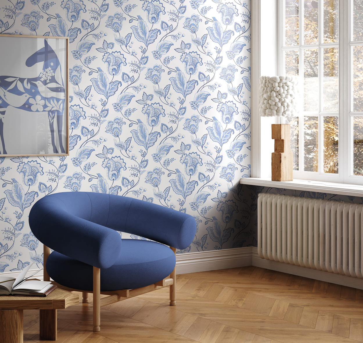Обои Hygge Сделано в России Мезен MIR1 006 10,05×1 фото в интерьере